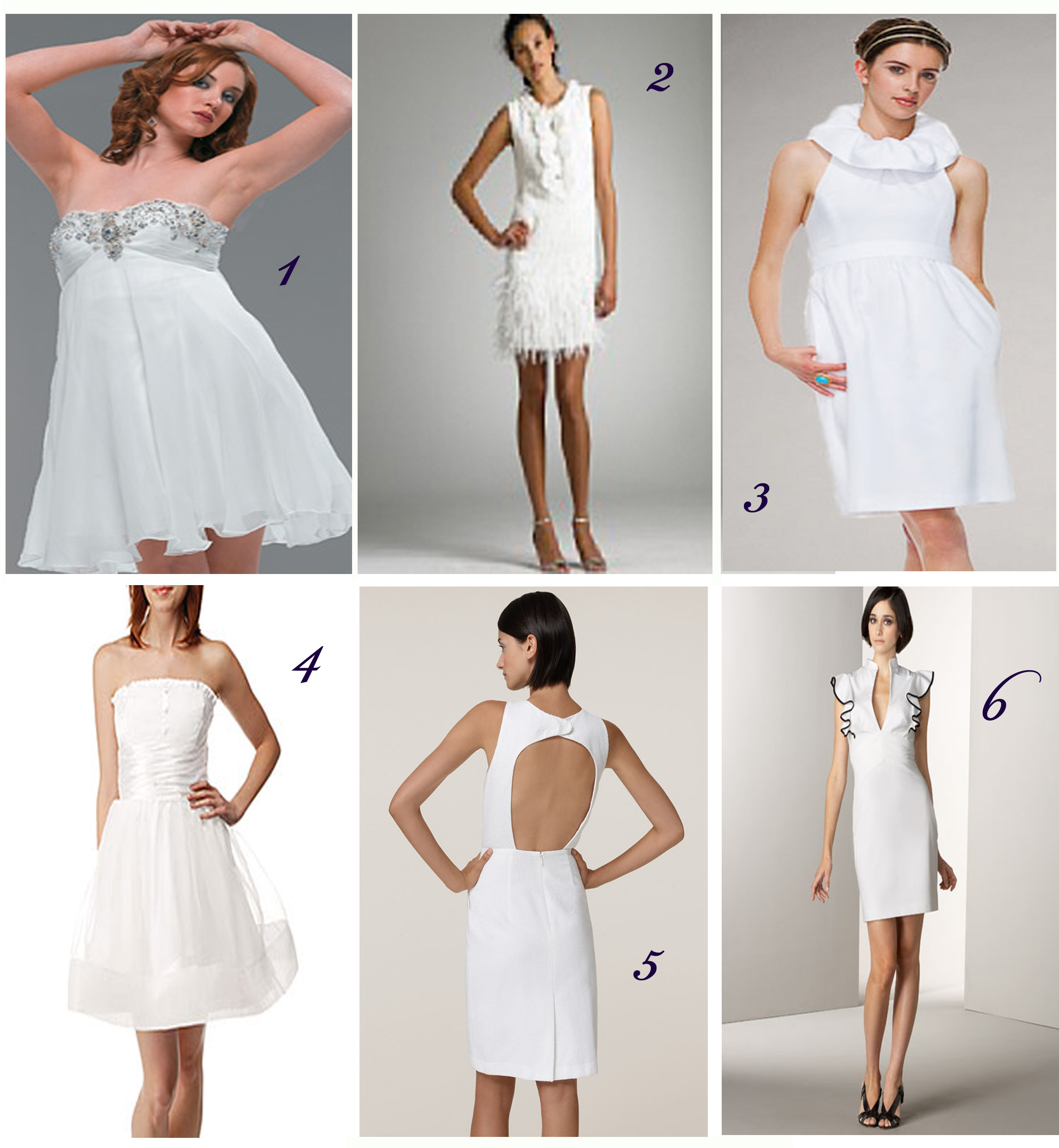 Casual short wedding dress Casual short wedding dress